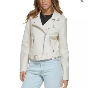 Levi’s Faux Leather Belted Moto Jacket